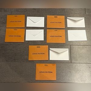 Louis Vuitton cards - set of 6